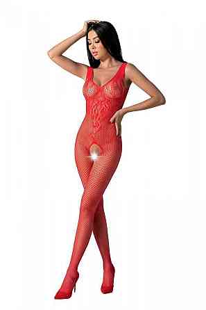 Бодістокінг з крилами Passion BS098 One Size, red, середня сітка, відкритий доступ Sex Aura Київ
