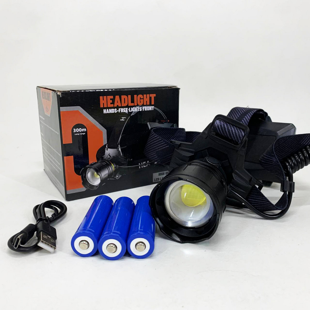 Фонарь налобный Police 8078-P360 QO-13 Львов - изображение 7