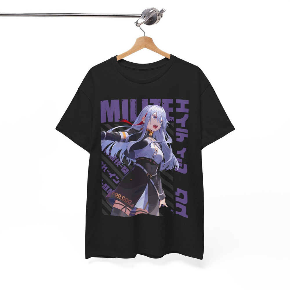 Футболка з аніме принтом Владілена Мілізе Ессентіал Хеавй оверсайз (S/M/L) Чорний AnimeJ0097 Дніпро - фото 6