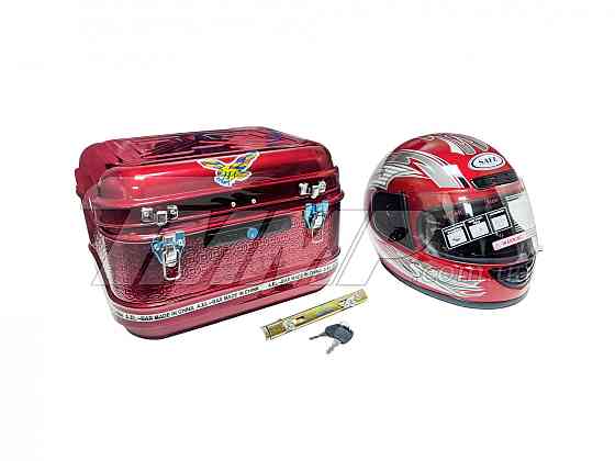 Кофр Delta метал червоний (+шолом) EVO-2 Киев