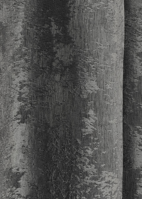 Комплект готових штор VR-Textil Жакард Sultan XO № 1123ш Графітовий 100х270 см 2 шт (31-459) Київ - фото 8