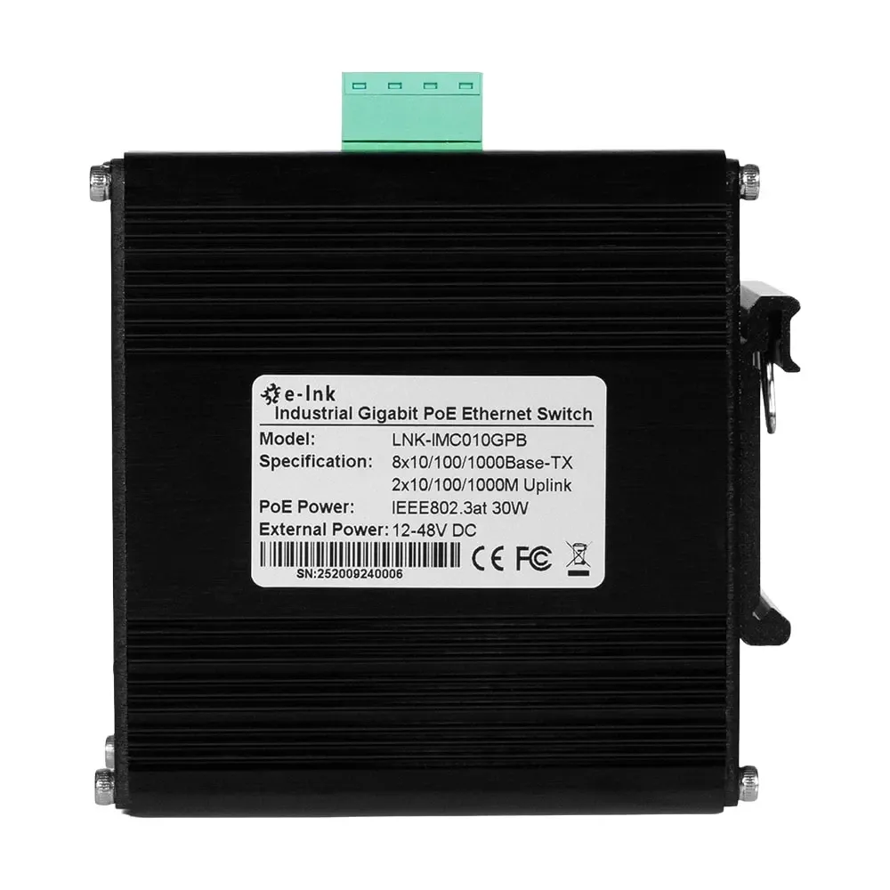 PoE-комутатор 10-портовий E-LINK LNK-IMC010GPB з 8 портами PoE (73-00155) Киев - изображение 14
