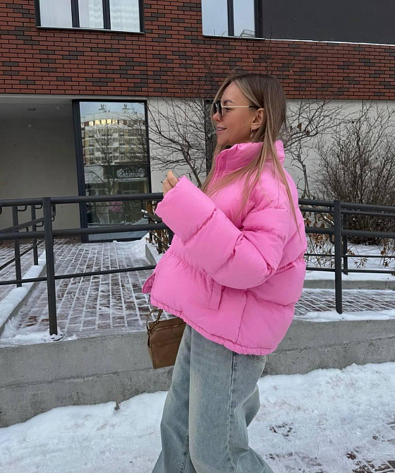 Жіноча куртка на блискавці оверсайз крою плащівка еммі Одеса - фото 2