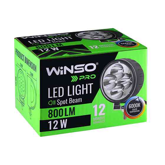 Фара светодиодная Winso Pro Epistar точечный 10-30V, 12W (4x3W), 1шт Львов