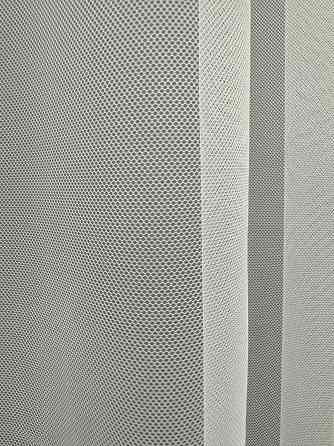 Тюль "Грек-сітка" з вишивкою колір молочний з золотистим 1462т Київ