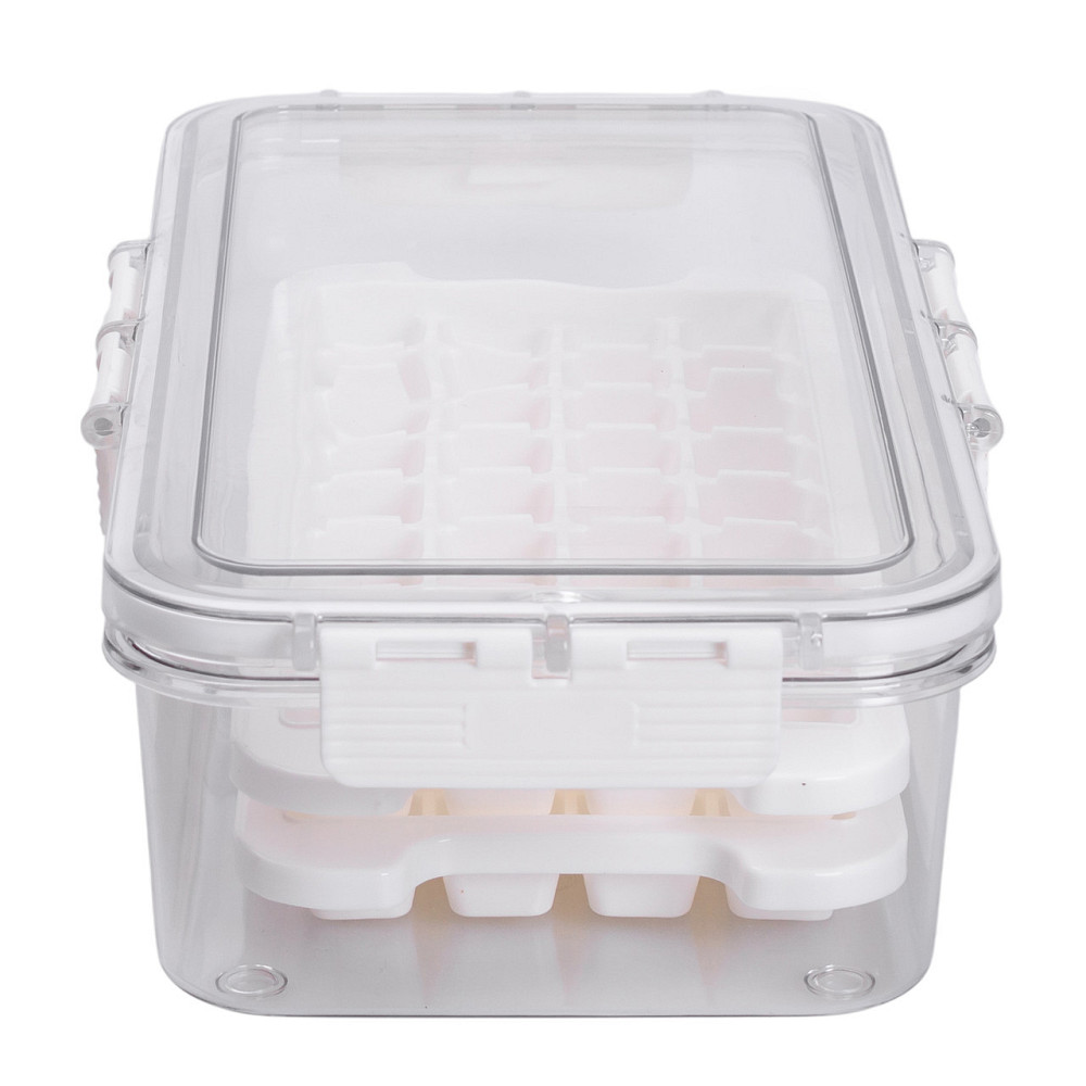 Контейнер для заморозки льоду з кришкою, бежевий Київ - фото 6