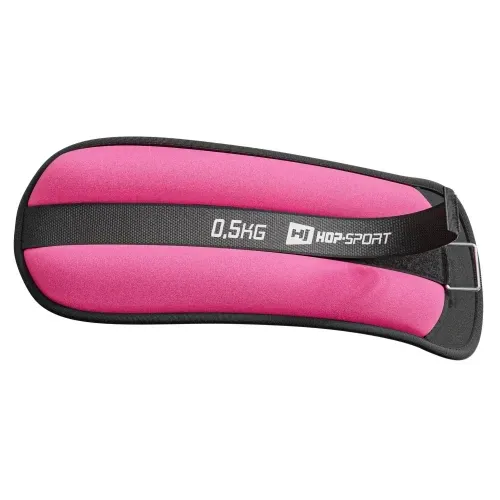 Набір обтяжувачів для ніг та рук 2х0,5 кг Hop-Sport S001 рожевий Київ