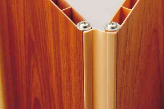 Двері гармошка глуха Vinci Decor MELODY  820х2030х6мм Мускатний горіх Дніпро