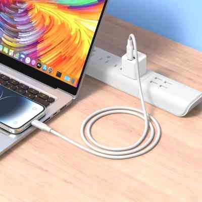 Дата кабель USB-C to USB-C NBQ265B-CC white XO (NB-Q265B-CC.white) Вінниця