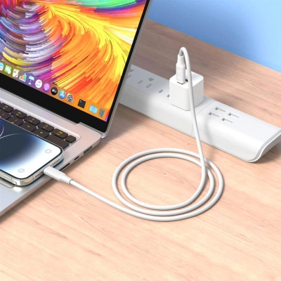 Дата кабель USB-C to USB-C NBQ265B-CC white XO (NB-Q265B-CC.white) Винница - изображение 2
