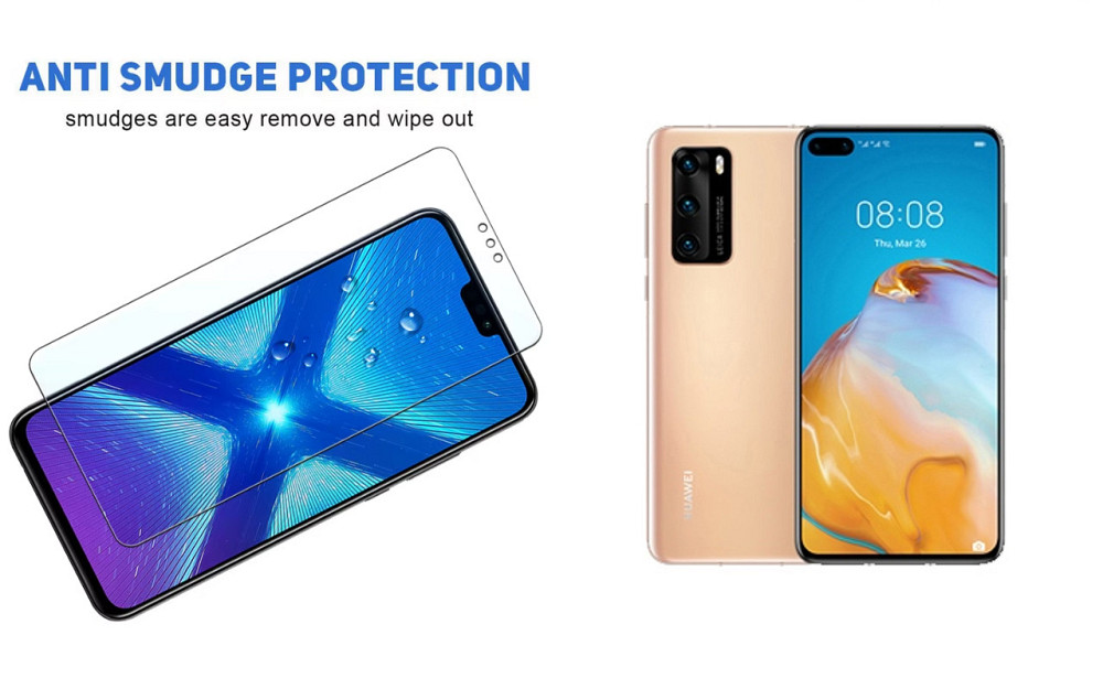 Защитное стекло NeoGlass для Huawei P40 – ультрапрозрачное и устойчивое Киев - изображение 3