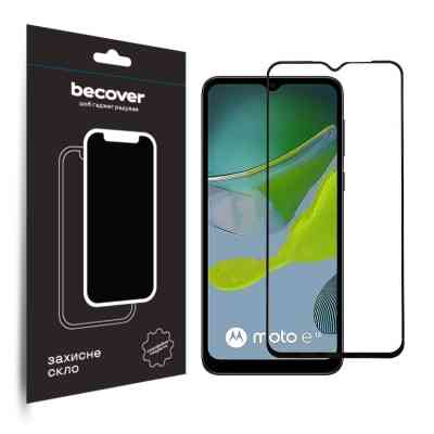 Скло захисне BeCover Motorola Moto E13 Black (708843) Вінниця