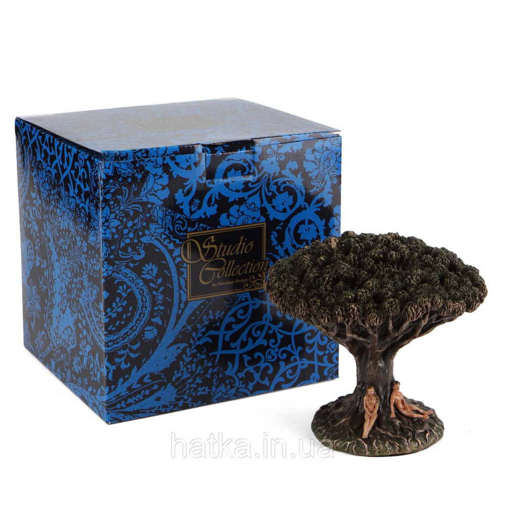 Статуэтка Veronese Дерево жизни Адам и Ева 15х15 см  полистоун с бронзовым покрытием 77868A4 Киев - изображение 2