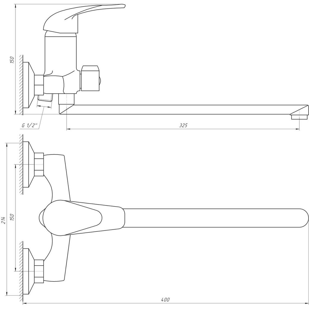 Смеситель для ванны EcoMix ENERGO E-GEZ-208 Киев - изображение 5