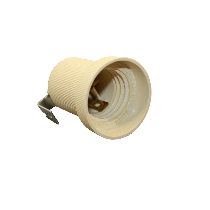 Патрон пластиковый с планкой E27 Днепр - изображение 1