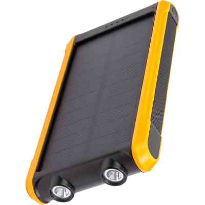 Батарея универсальная PowerPlant 10000mAh, USB-A*2, + Solar 5.5V-0,2A (PB930494) Винница