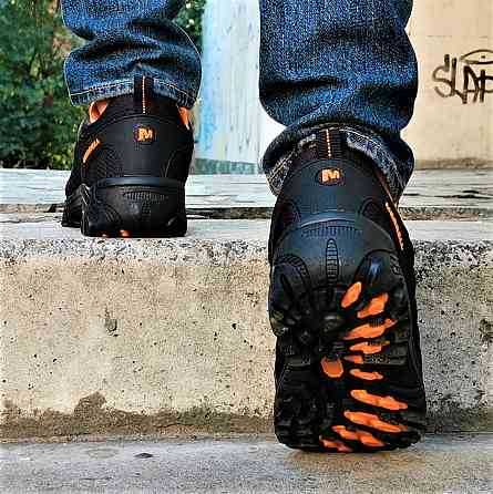 Кросівки MERRELL ТЕРМО Gore-Tex Чоловічі Чорні з Жовтогарячим Мерелл (розміри: 41,42) Відео Огляд Дніпро