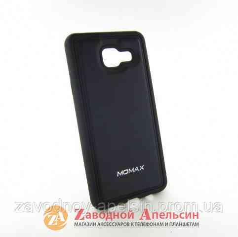 Samsung A3 A310 2016 чехол кожа Momax black Одесса