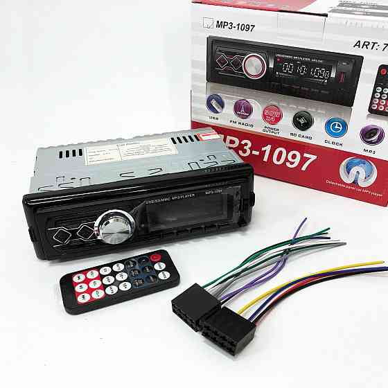 Автомагнитолы ukc 1 MP3-1097 BT ISO, Автомагнитола с диском 1 DIN, JG-788 Несъемные автомагнитолы Киев