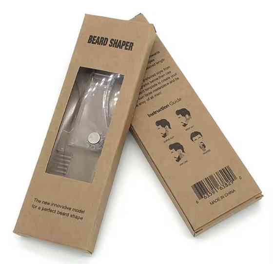 Шаблон для бороды трафарет для бороды и усов стайлер триммер для бороды прозрачный Киев