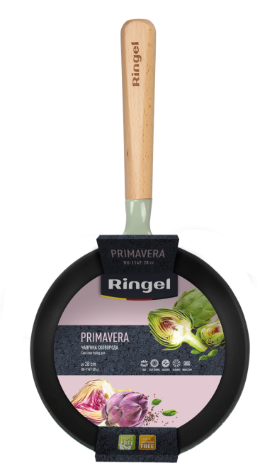 Сковорода чавунна Ringel Primavera 28 см (7135985) Київ - фото 5