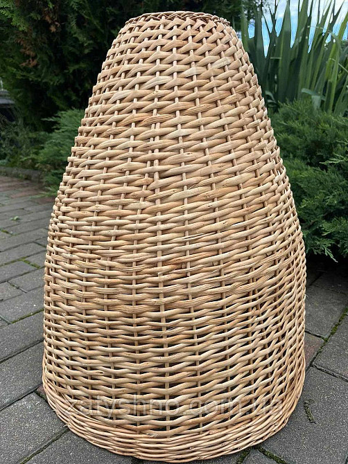 Люстра плетеная из лозы под плафон Киев - изображение 5