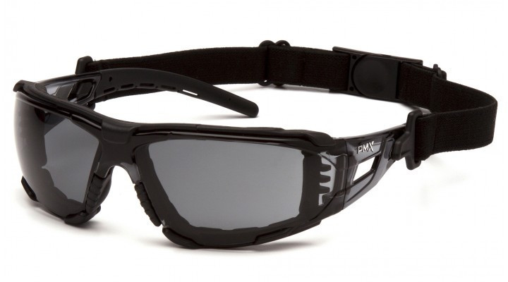 Окуляри захисні з ущільнювачем Pyramex Fyxate (gray) Super Anti-Fog H2MAX, сірі Запоріжжя - фото 1