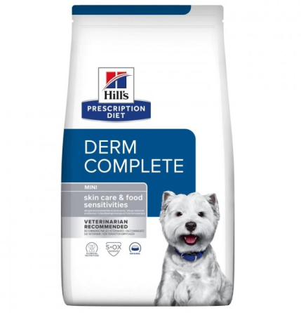Сухой корм для собак Хилс Hills PD Derm Complete 1 кг для малых пород при пищевой аллергии Винница