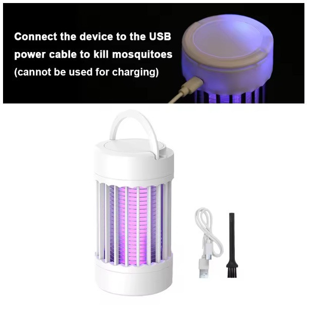 Електричний знищувач комах і від комарів USB Camping Mosquito Lamp Лампа для знищення комах Запоріжжя - фото 3