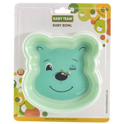 Тарелка детская Baby Team Любимые зверушки (6011_медвежонок) Винница - изображение 2