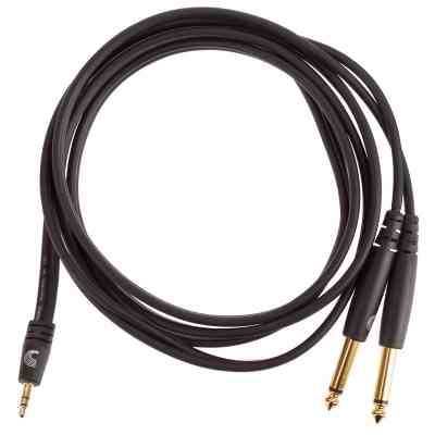 Інсертний кабель D&apos;Addario Custom Series 1/8&quot; to Dual 1/4&quot; Audio Cable (1.8m) (PW-MPTS-06) Вінниця