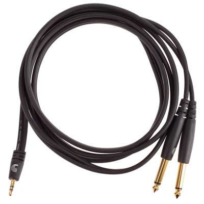 Инсертный кабель D'Addario Custom Series 1/8" to Dual 1/4" Audio Cable (1.8m) (PW-MPTS-06) Винница - изображение 2