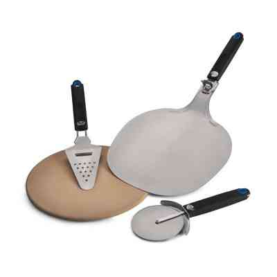 Набір для піци (камінь, ніж, лопатка, терка) 35см Napoleon 90002 Код: 008706 Рівне