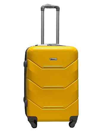 Валіза пластикова MILANO BAG 147 середня 65 см жовта Київ
