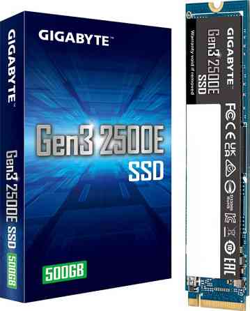 Накопичувач SSD 500 GB Gigabyte Gen3 2500E M.2 PCIe NVMe 3.0 x4 3D TLC (G325E500G) ( 22101 ) Харьков