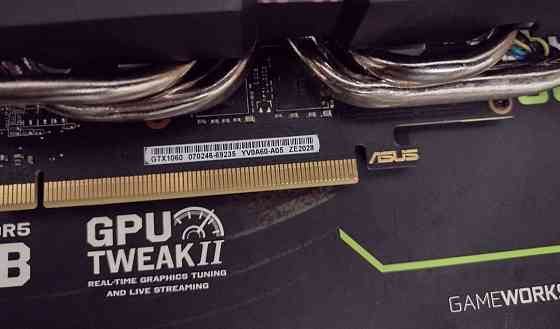 Відеокарта GeForce GTX 1060 6Gb. Asus (192Bit) Nvidia. Київ