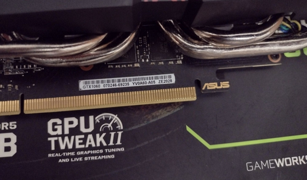 Видеокарта GeForce GTX 1060 6Gb. Asus (192Bit) Nvidia. Киев - изображение 3