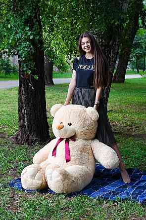 М'яка  іграшка подарунок на 8 березня плюшевий ведмедик Ветли 160 см Бежевий Тернопіль