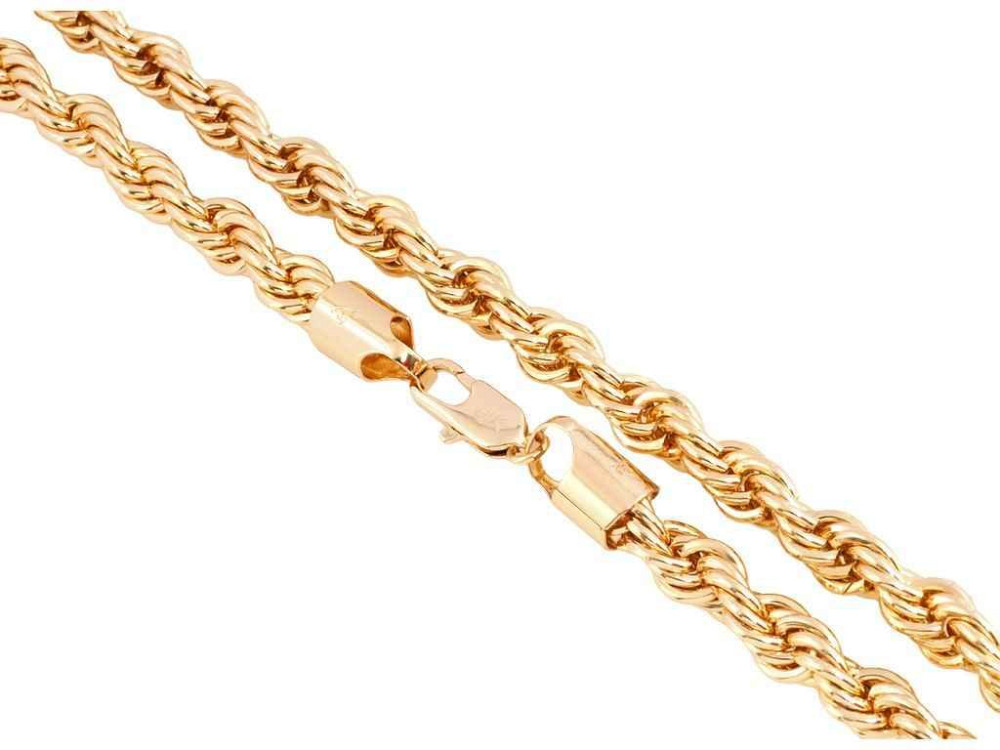 Цепочка Позолота 18K Плетение Веревочка длина 60см х 9мм 214025 ТМ XUPING Киев - изображение 1