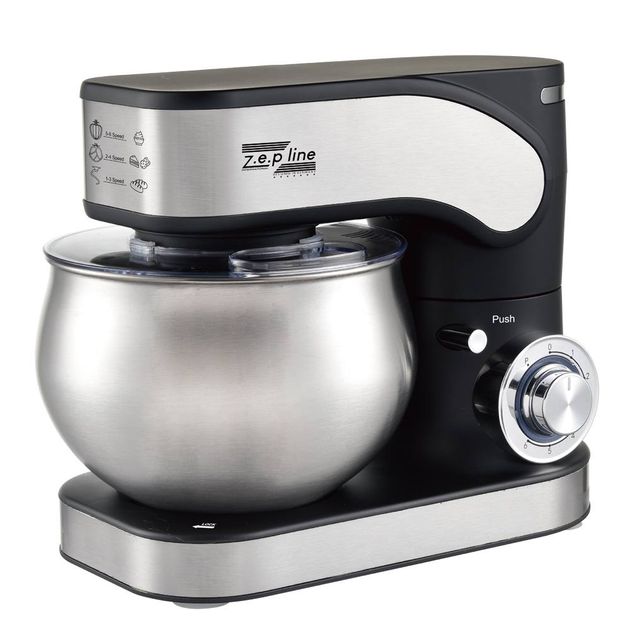 ZP-136 Кухонный тестомес миксер 4в1 3500 Вт на 6 литров Черный (2) Одесса - изображение 3