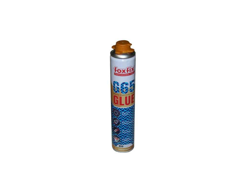 Клей-пена профессиональная 850мл всесезонная (900г) выход 65л G-65 Glue ТМ FOXFIX Киев - изображение 1