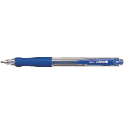 Ручка шариковая UNI автоматическая Laknock синий 0,5 мм (SN-100.(05).Blue.) Винница - изображение 1