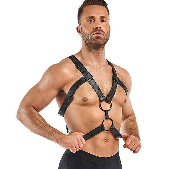 Портупея Bedroom Fantasies: Rocco Bondage Harness, чорна Sex Aura Київ