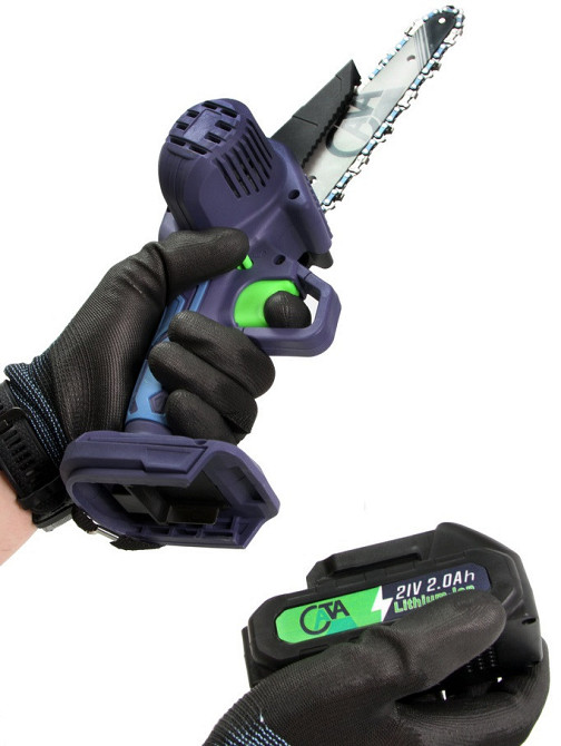 Аккумуляторная пила длинной 6 футов + 2 аккумулятора САТА Mar-Pol (M66170) 2000 мАч Нововолынск - изображение 8