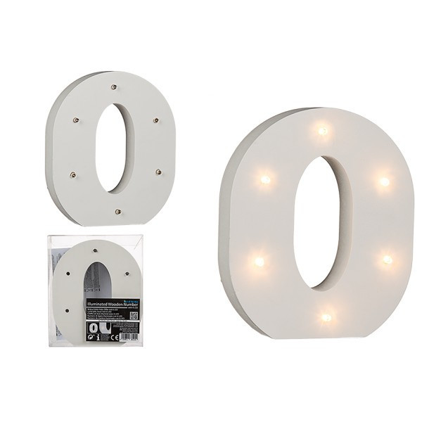 Літера Про декоративна з LED підсвічуванням 16 см Ровно - изображение 1