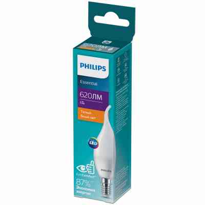 Лампочка Philips ESSLEDCandle 6W 620lm E14 827BA35NDFRRCA (929002972007) Вінниця
