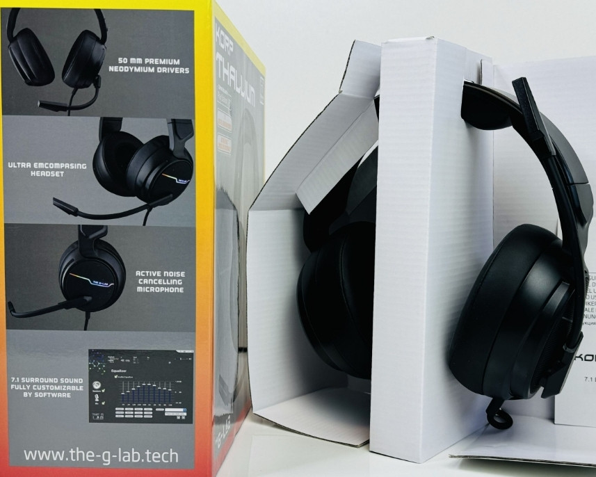 Ігрові навушники гарнітура the G-LAB Korp Thallium(playStation/pc) Київ - фото 2