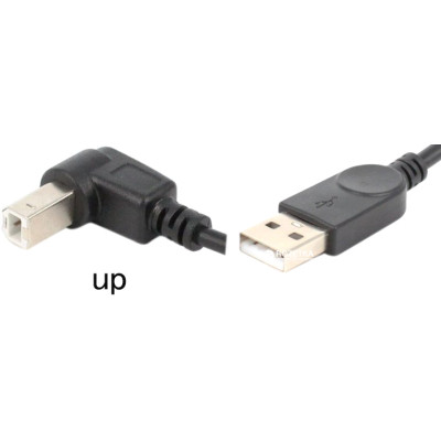 Кабель для принтера USB 2.0 AM/BM 1.0m 90 up Value (S0754) Вінниця - фото 1