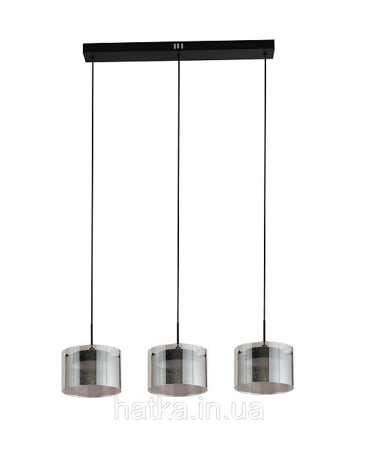 Підвісний світлодіодний світильник G 2922/3L 42W Димчасто-чорний Київ - фото 6