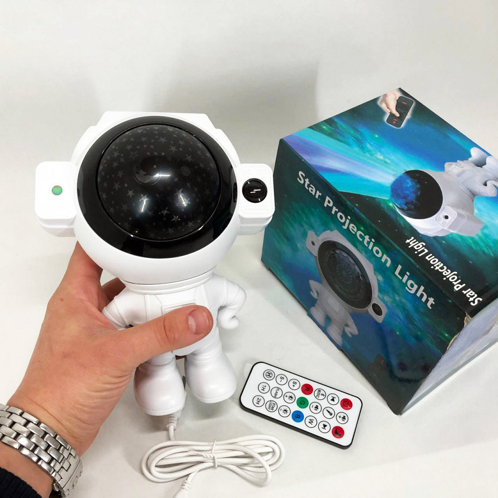 Нічник проектор блютуз Зоряне небо, Світильник космонавт дитячий нічник проектор космонавт RQ-70 Львів - фото 8